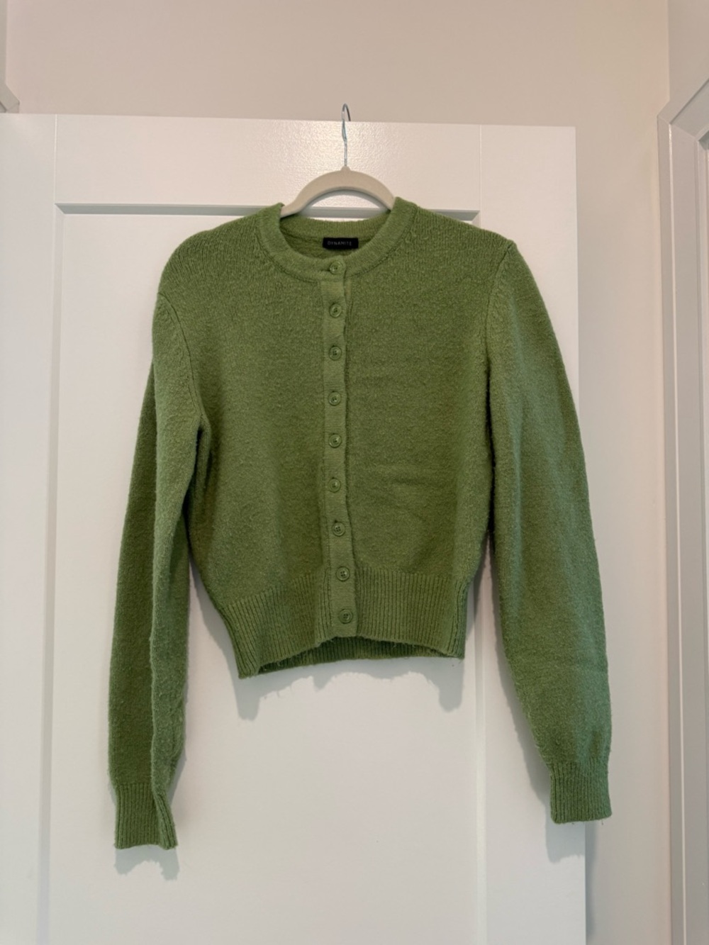 Dynamite Green Cardigan